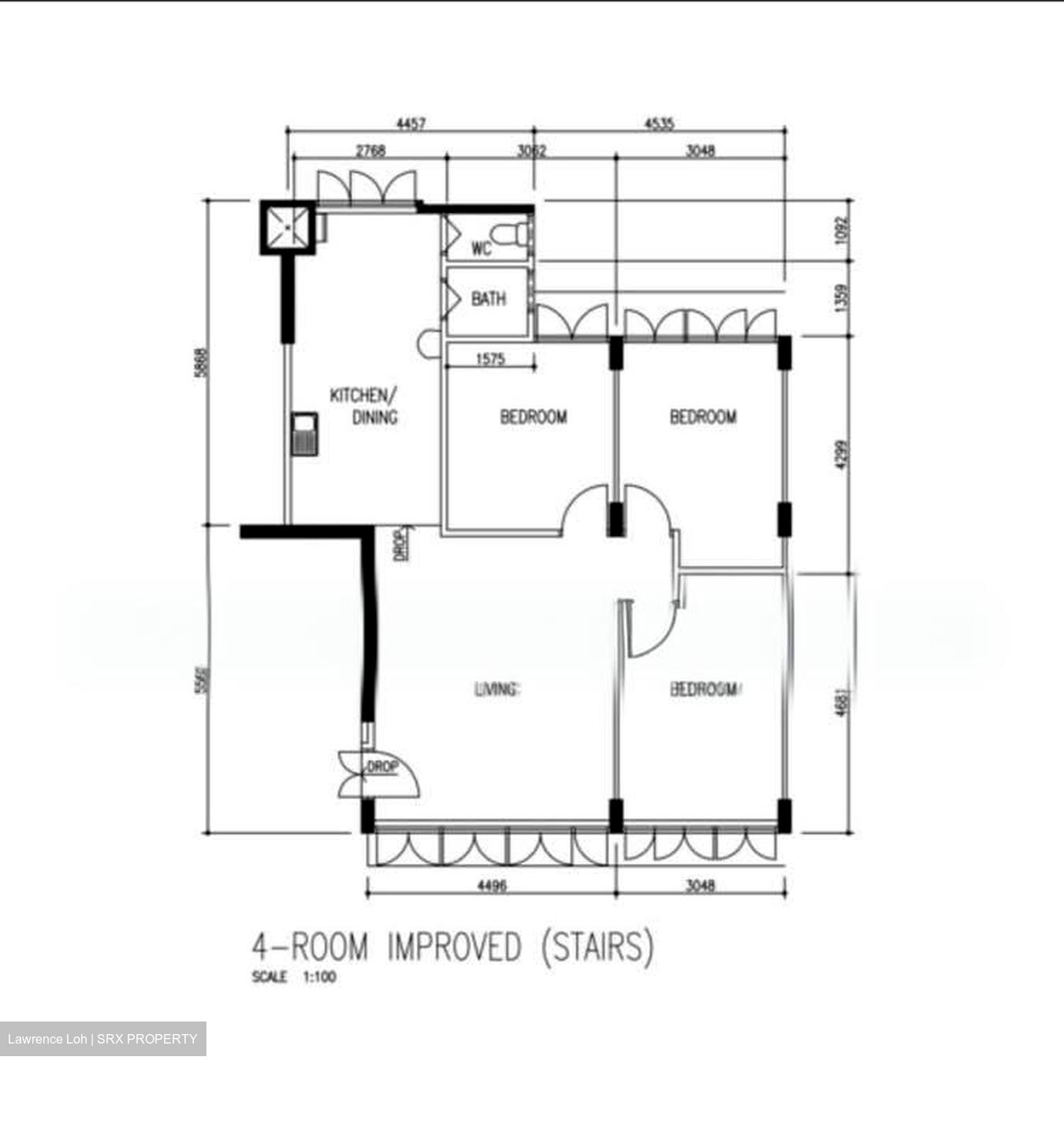 Blk 1 Saint George's Road (Kallang/Whampoa), HDB 4 Rooms #557366841
